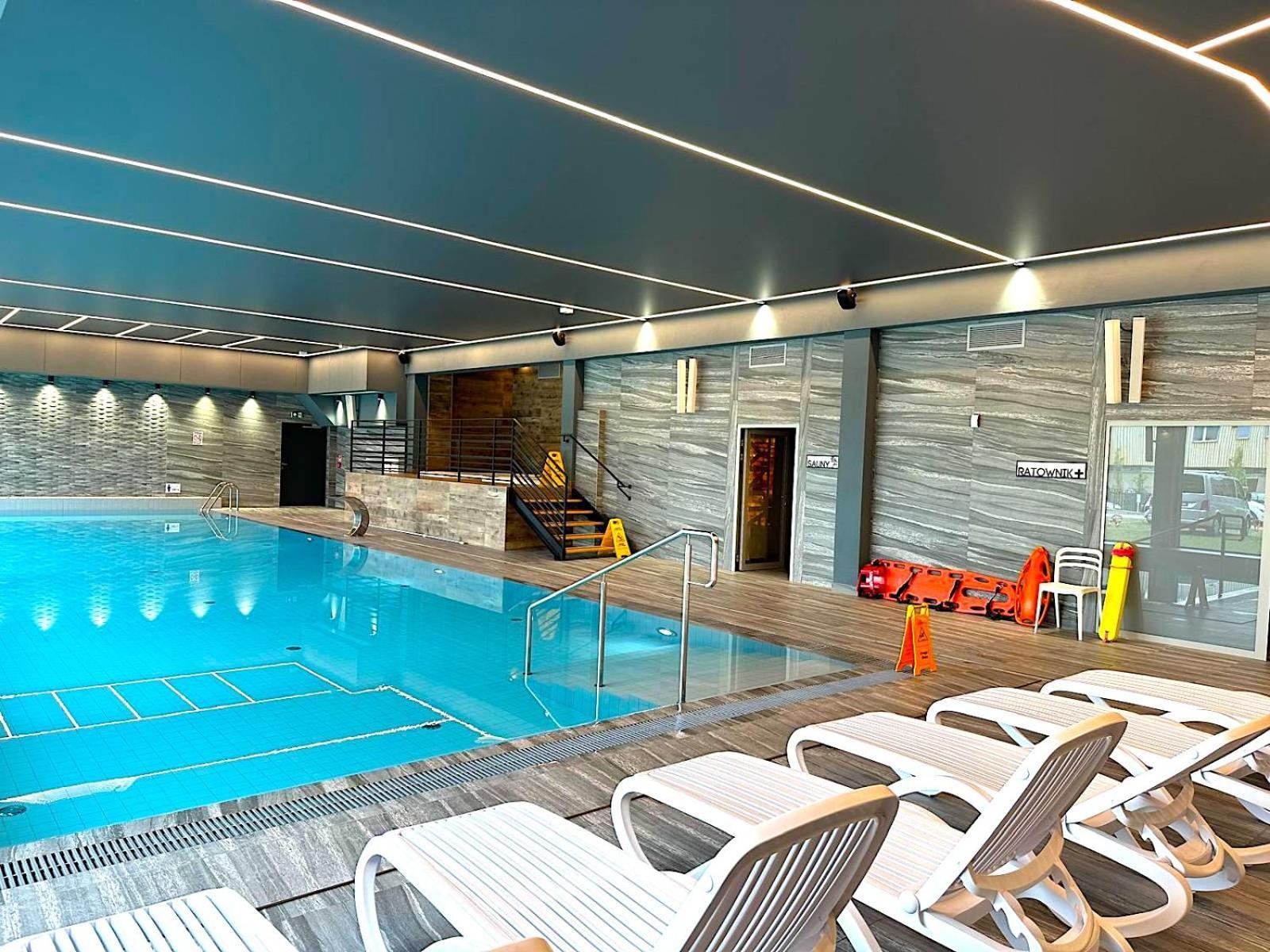 Apartament Superior Blue Przy Plazy- Free Pool, Saunas, Jacuzzi, Fitness, Salzgrotte Kolobrzeg Exterior photo