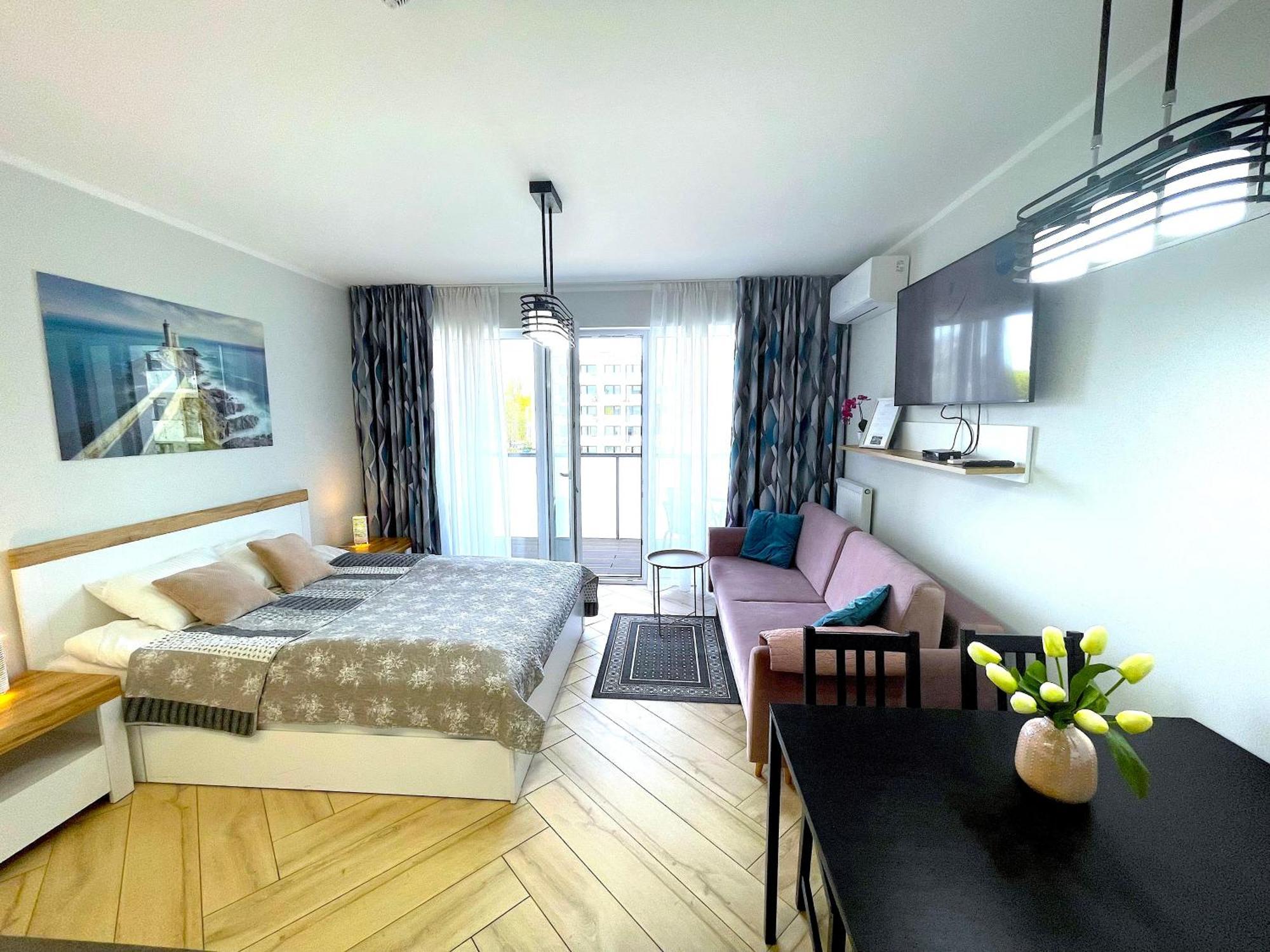 Apartament Superior Blue Przy Plazy- Free Pool, Saunas, Jacuzzi, Fitness, Salzgrotte Kolobrzeg Exterior photo
